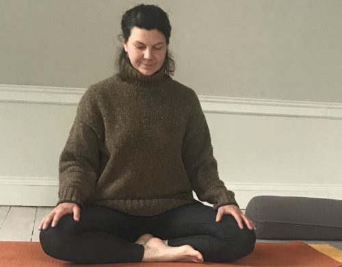 Rachel teaching her Hatha Yoga class at YogaSpace Yorkshire