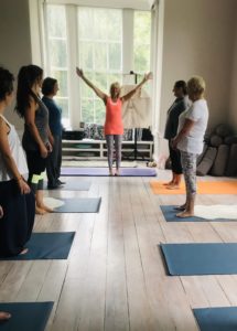 Pam's Pilates class at YogaSpace Yorkshire near Bedale