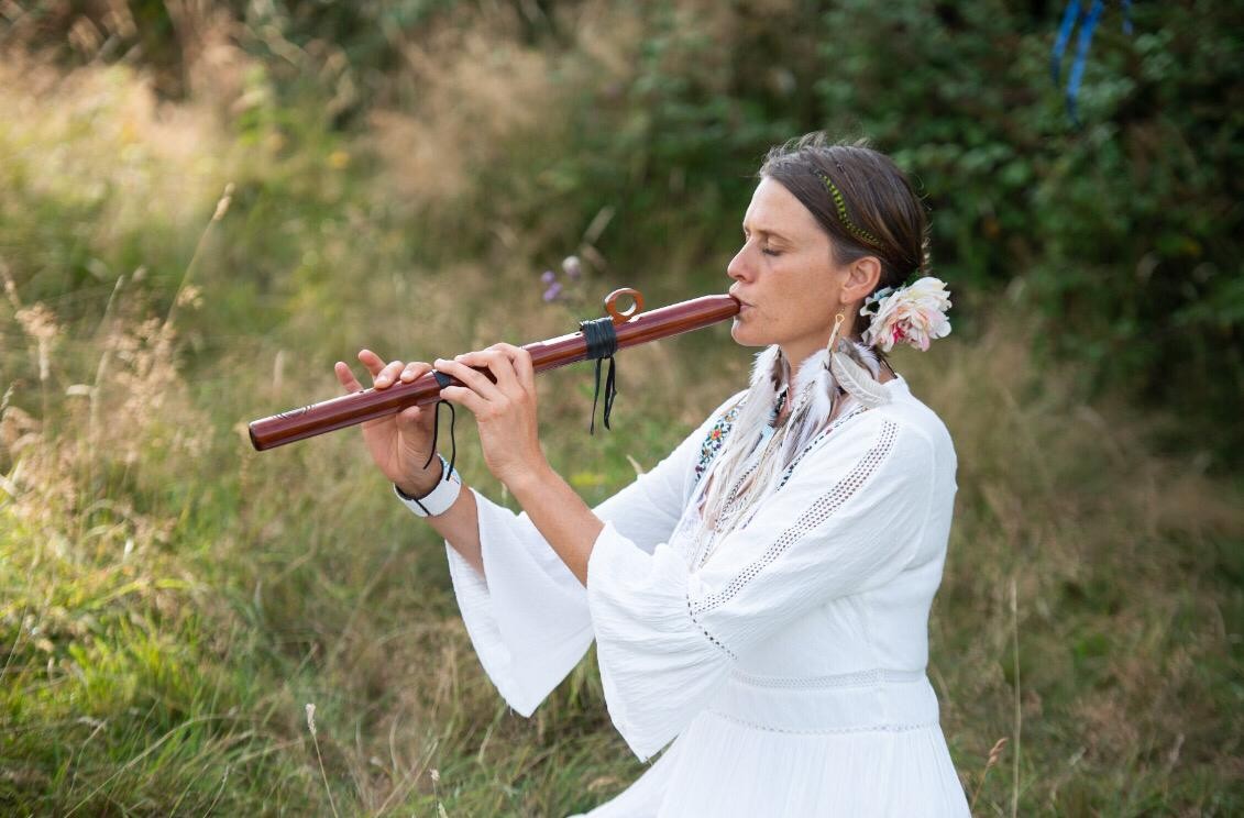 Hamaima.co weaving her sound magic with YogaSpaceYorkshire.com