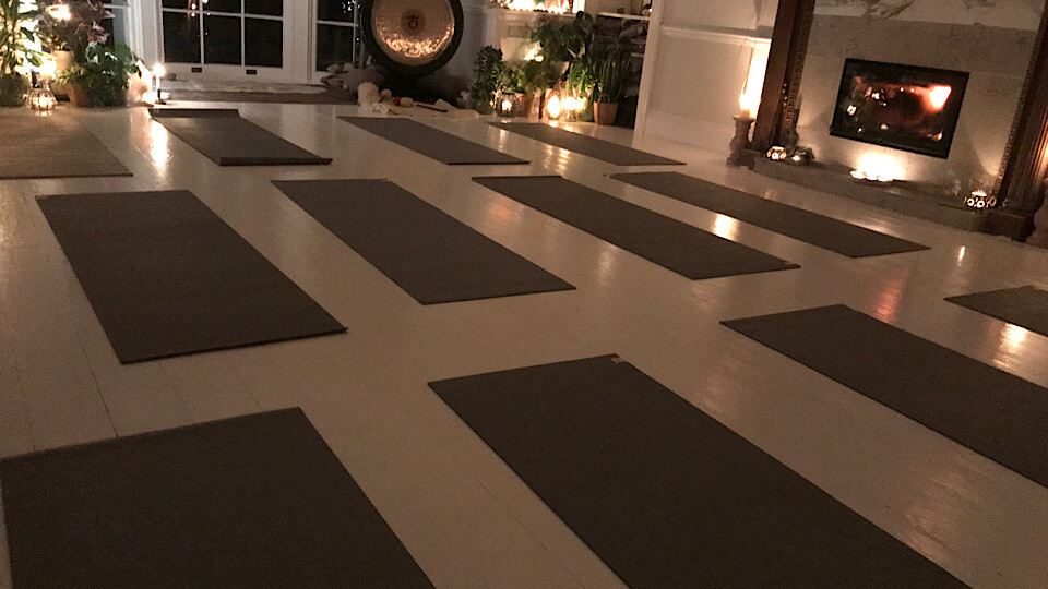 Candlelit yoga and silent classes/meditations at YogaSpace Yorkshire