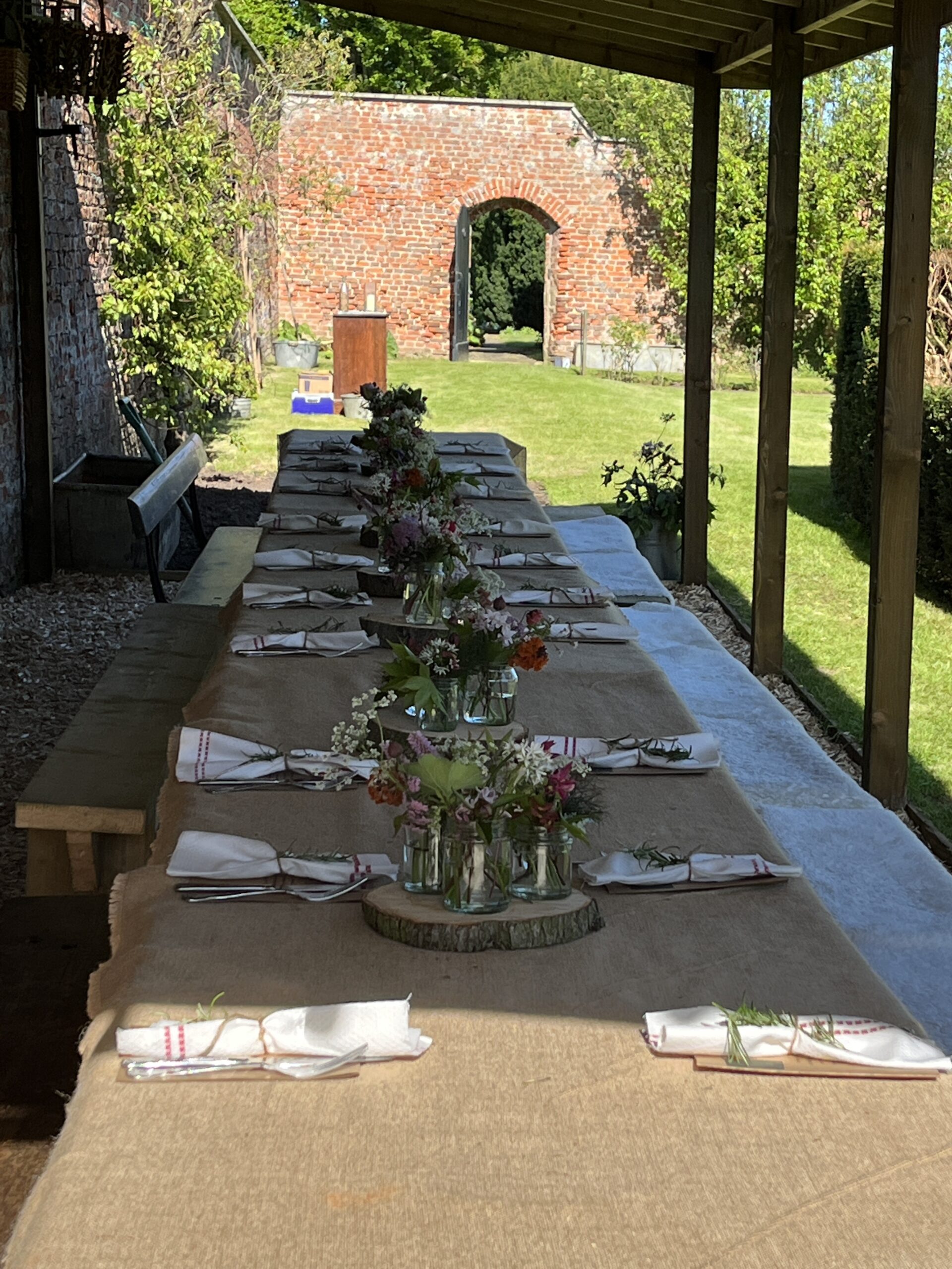 Summer Solstice Yoga Supper 21 June 2023 Yorkshire Walled Garden